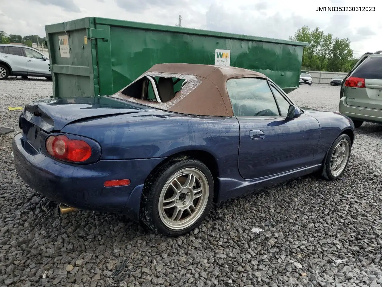 2003 Mazda Mx-5 Miata Base VIN: JM1NB353230312023 Lot: 53968875