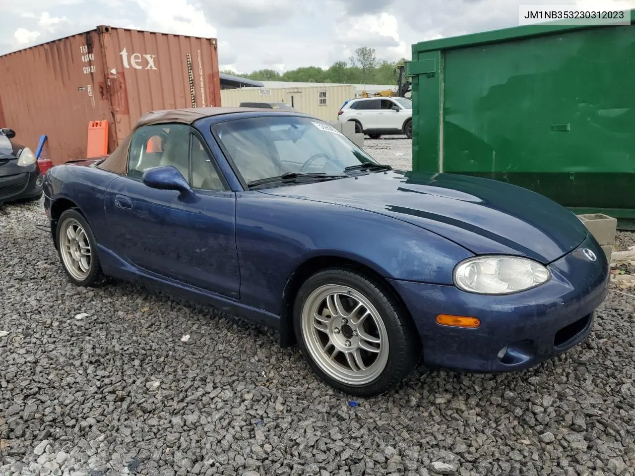 2003 Mazda Mx-5 Miata Base VIN: JM1NB353230312023 Lot: 53968875