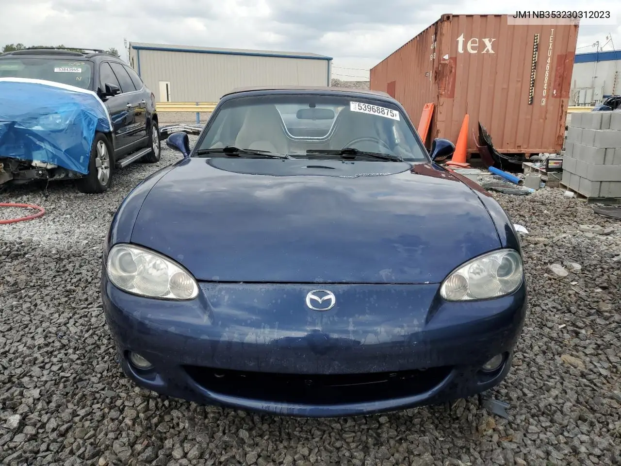 2003 Mazda Mx-5 Miata Base VIN: JM1NB353230312023 Lot: 53968875