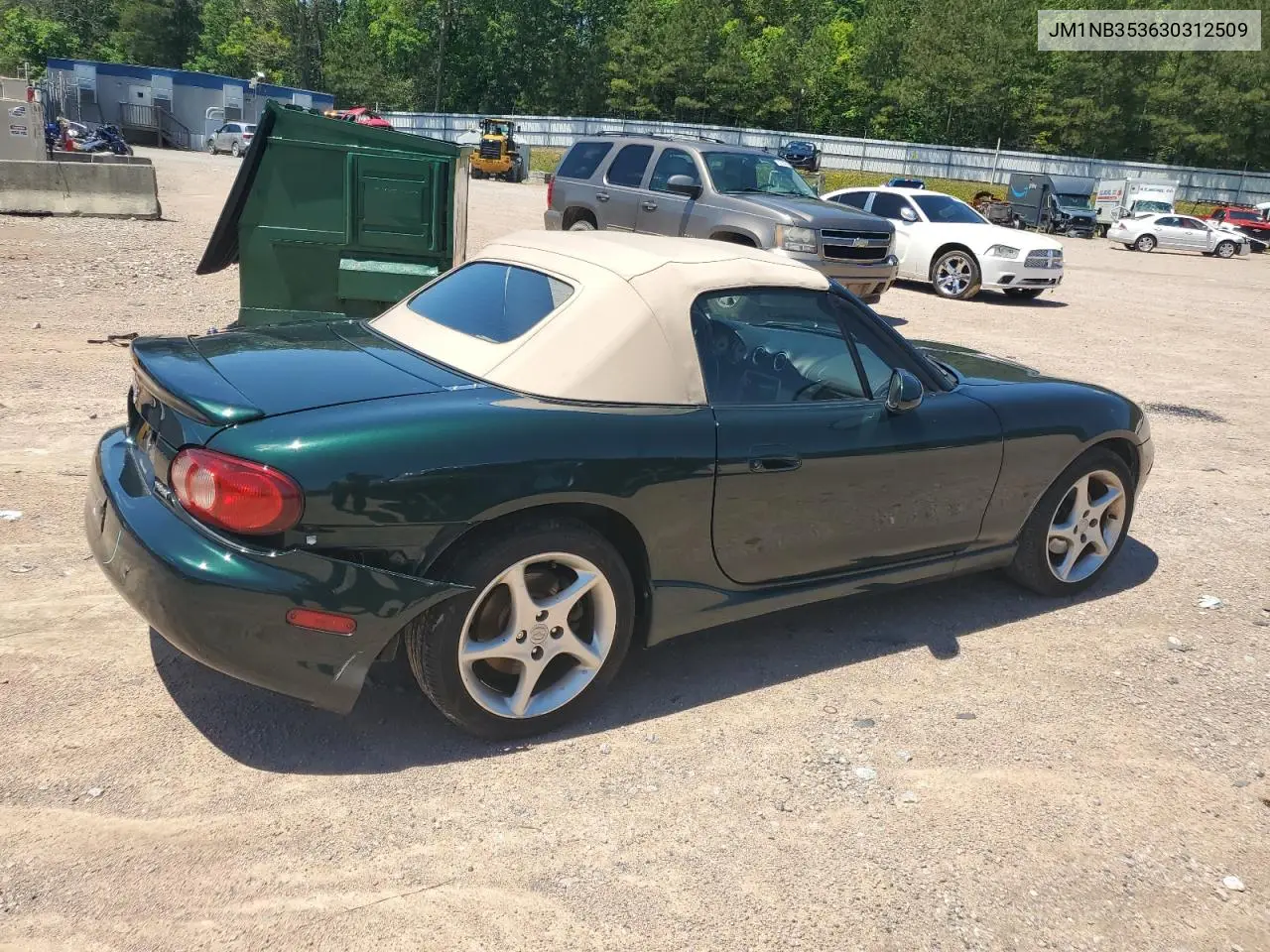 2003 Mazda Mx-5 Miata Base VIN: JM1NB353630312509 Lot: 54533135