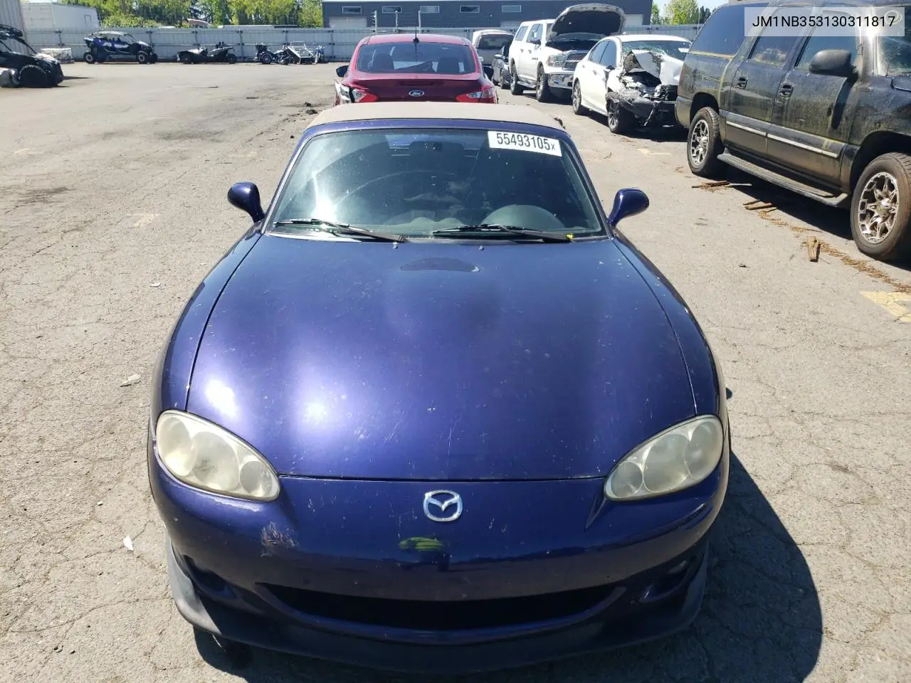 2003 Mazda Mx-5 Miata Base VIN: JM1NB353130311817 Lot: 55493105