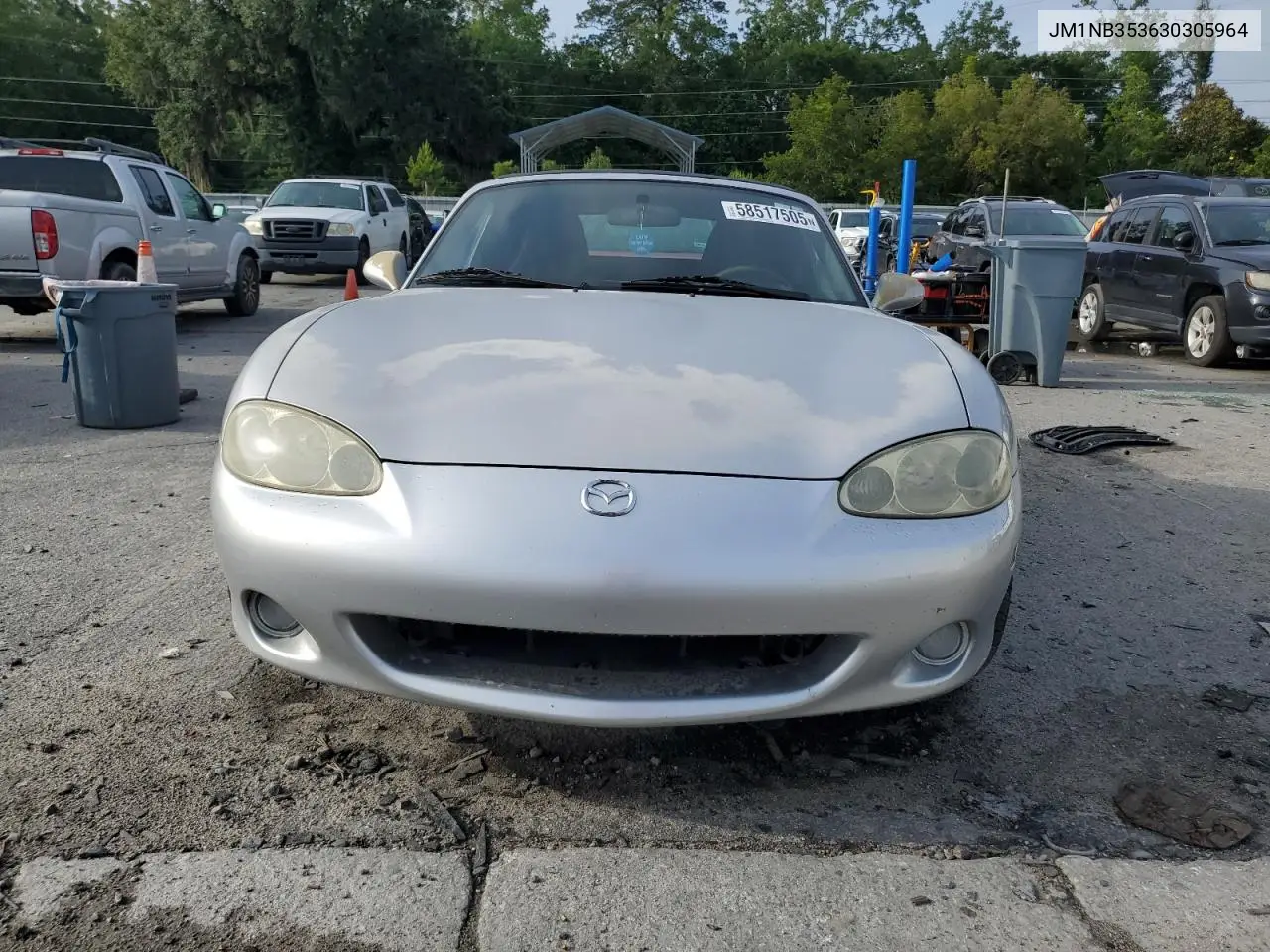 2003 Mazda Mx-5 Miata Base VIN: JM1NB353630305964 Lot: 58517505