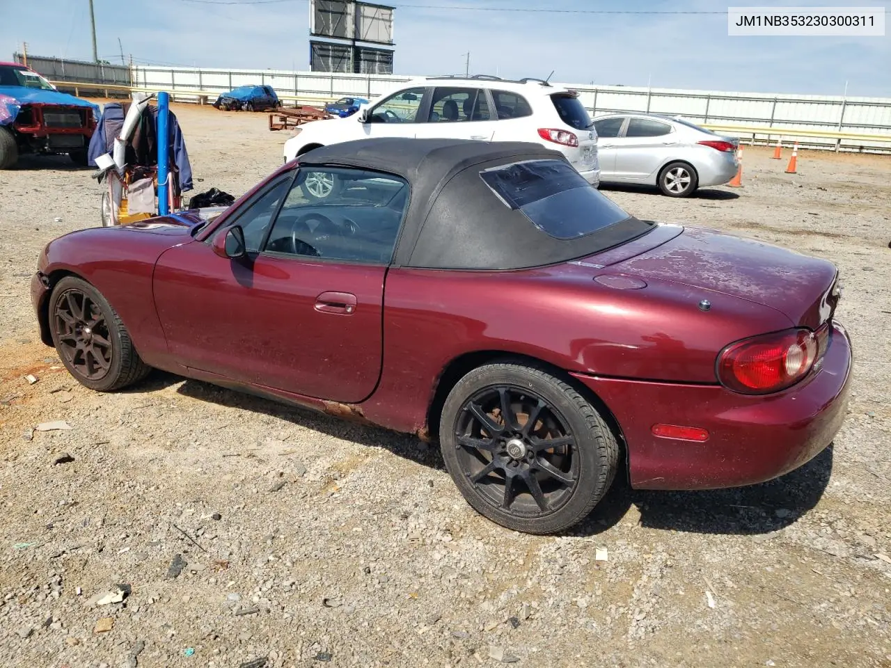 2003 Mazda Mx-5 Miata Base VIN: JM1NB353230300311 Lot: 61742985
