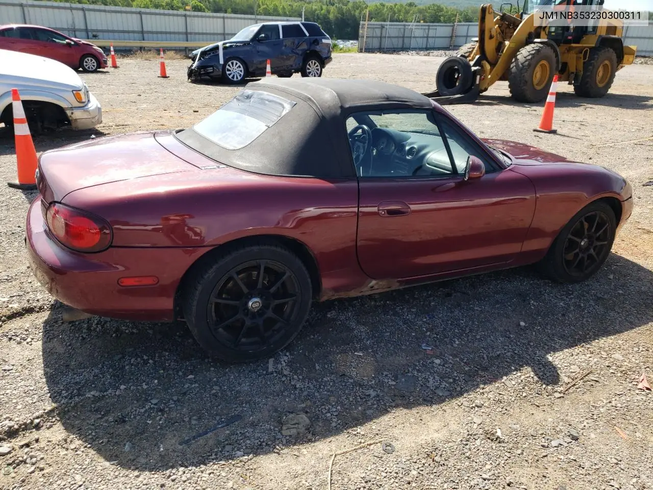 2003 Mazda Mx-5 Miata Base VIN: JM1NB353230300311 Lot: 61742985