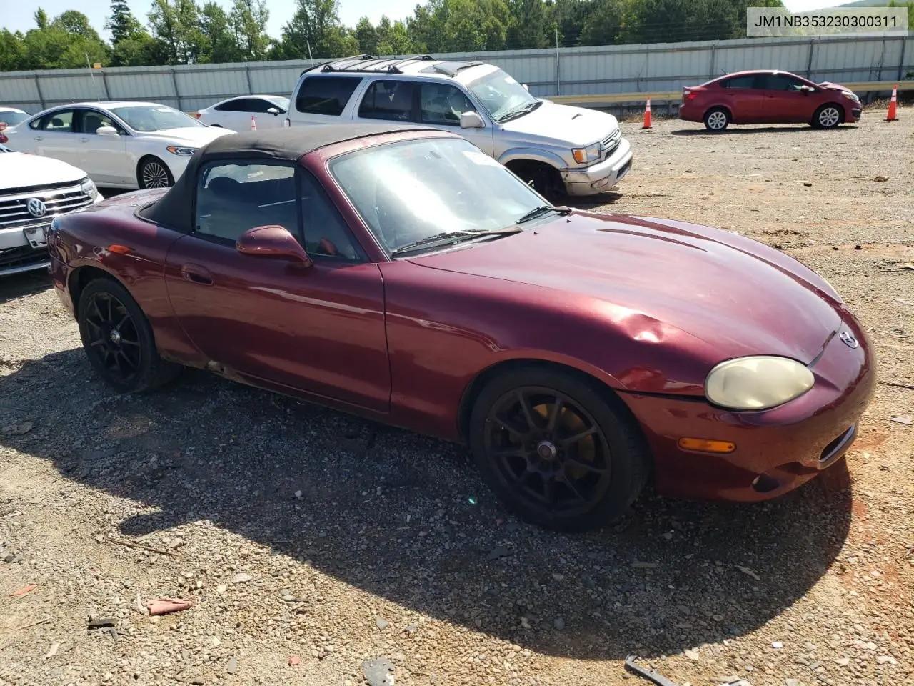2003 Mazda Mx-5 Miata Base VIN: JM1NB353230300311 Lot: 61742985