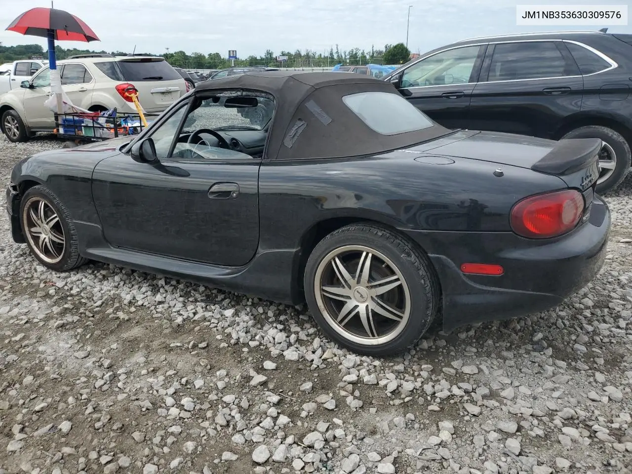 2003 Mazda Mx-5 Miata Base VIN: JM1NB353630309576 Lot: 62315635