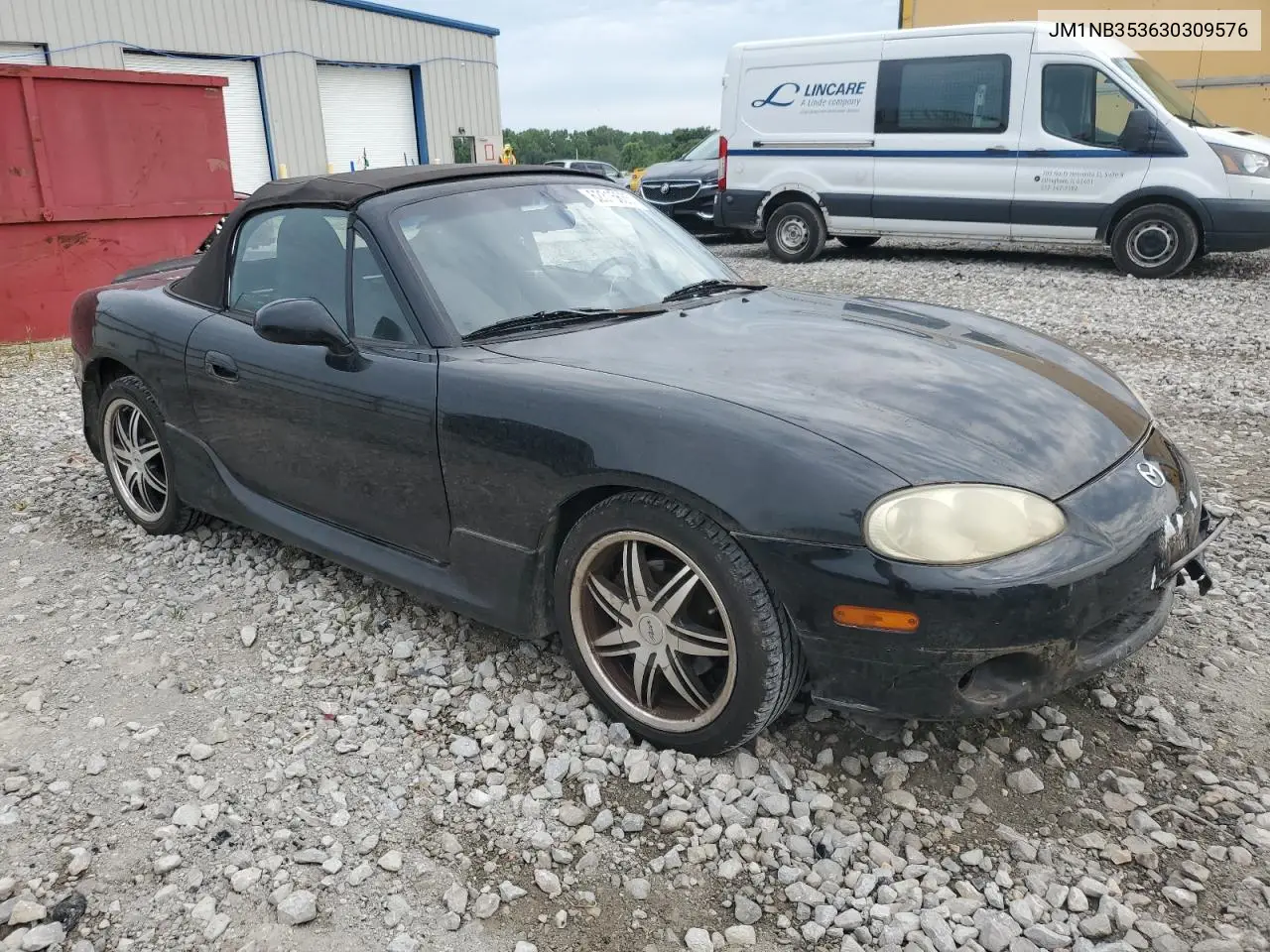 2003 Mazda Mx-5 Miata Base VIN: JM1NB353630309576 Lot: 62315635