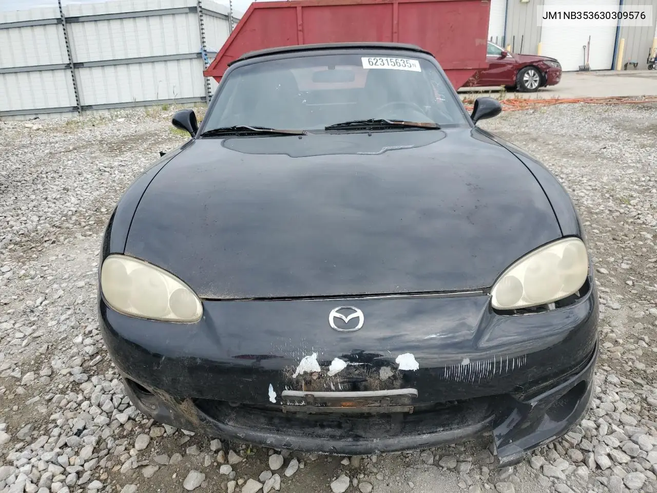 2003 Mazda Mx-5 Miata Base VIN: JM1NB353630309576 Lot: 62315635