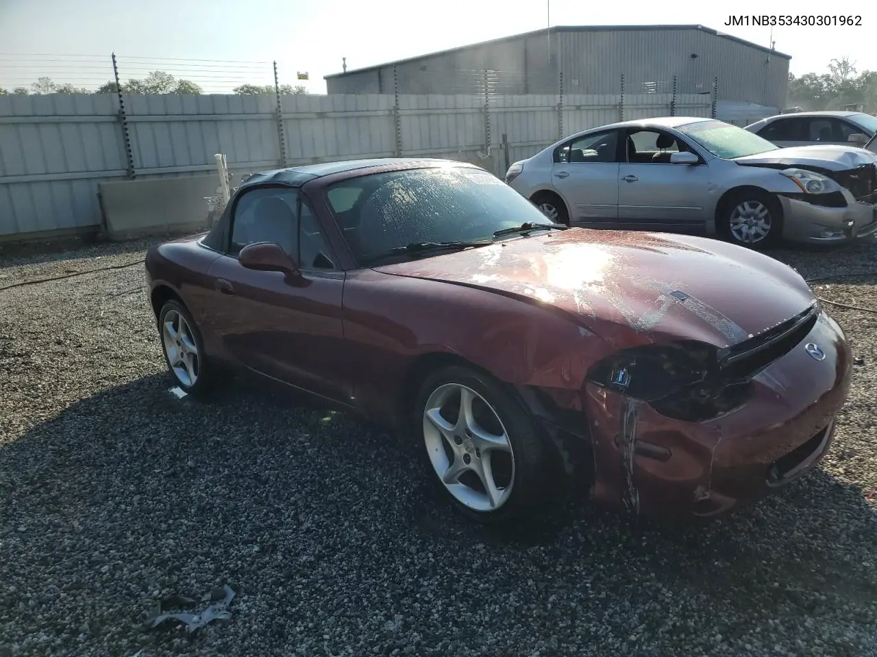 2003 Mazda Mx-5 Miata Base VIN: JM1NB353430301962 Lot: 62784665