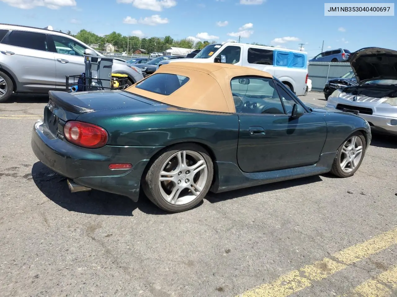 2004 Mazda Mx-5 Miata Base VIN: JM1NB353040400697 Lot: 55893185