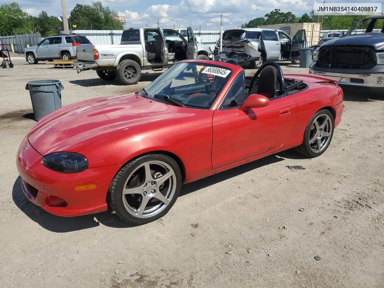 2004 Mazda Mx-5 Miata Speed VIN: JM1NB354140408817 Lot: 56588645