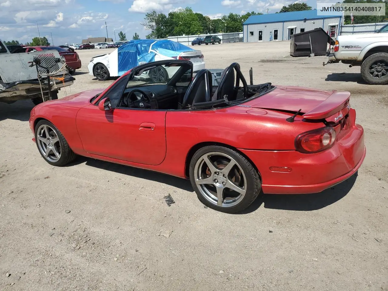2004 Mazda Mx-5 Miata Speed VIN: JM1NB354140408817 Lot: 56588645