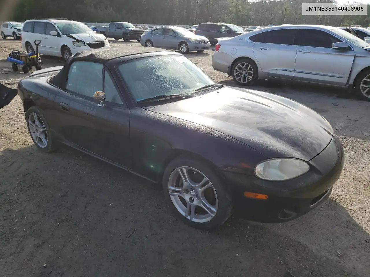 2004 Mazda Mx-5 Miata Base VIN: JM1NB353140408906 Lot: 56664715