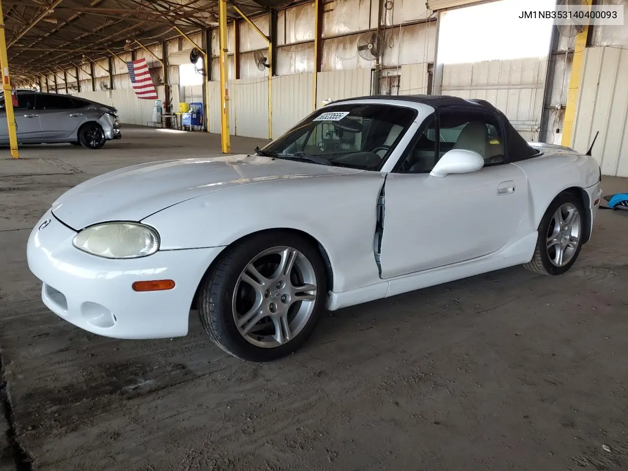 2004 Mazda Mx-5 Miata Base VIN: JM1NB353140400093 Lot: 60323555
