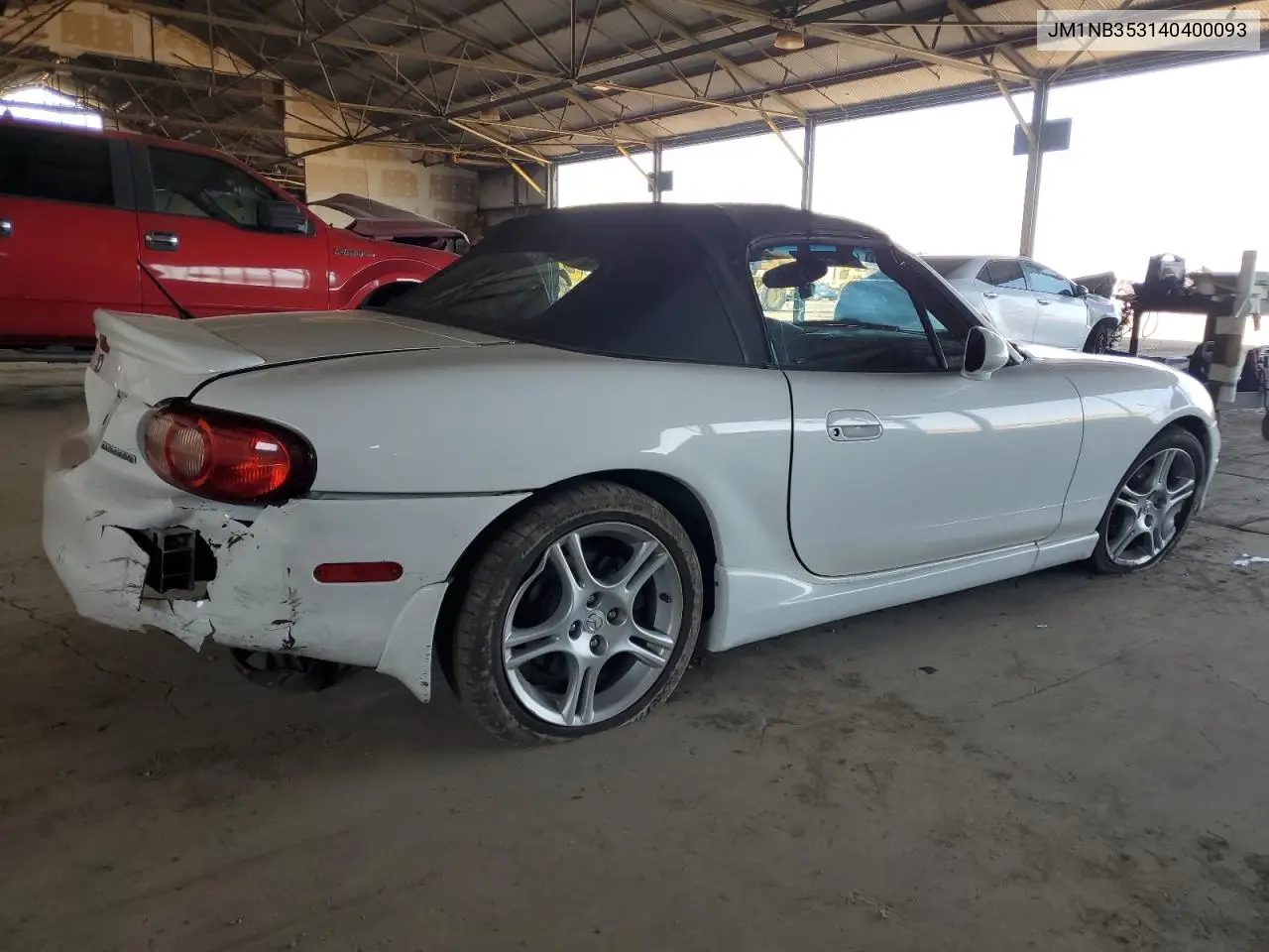 2004 Mazda Mx-5 Miata Base VIN: JM1NB353140400093 Lot: 60323555