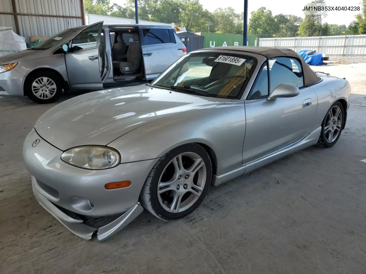 2004 Mazda Mx-5 Miata Base VIN: JM1NB353X40404238 Lot: 61601895