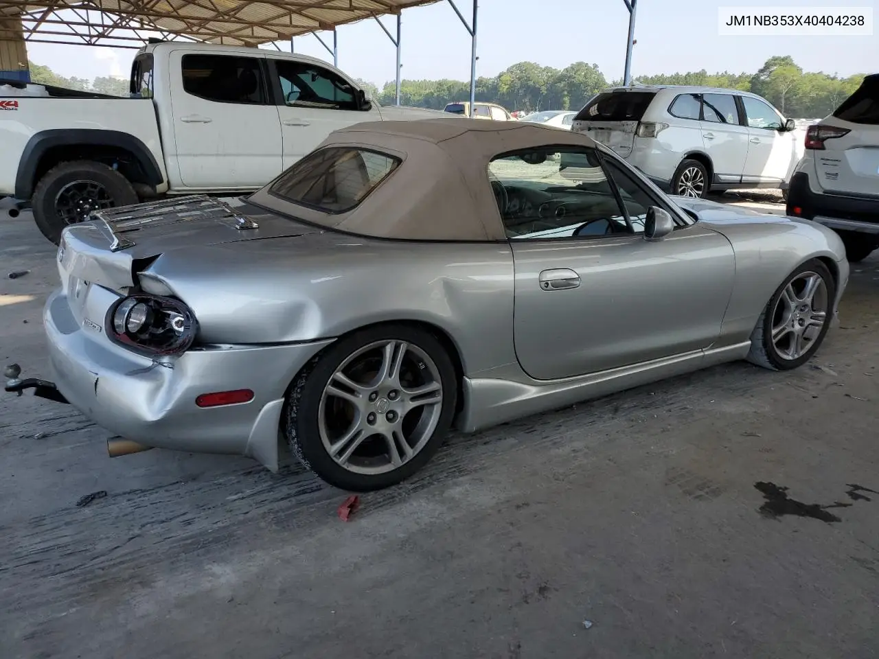 2004 Mazda Mx-5 Miata Base VIN: JM1NB353X40404238 Lot: 61601895
