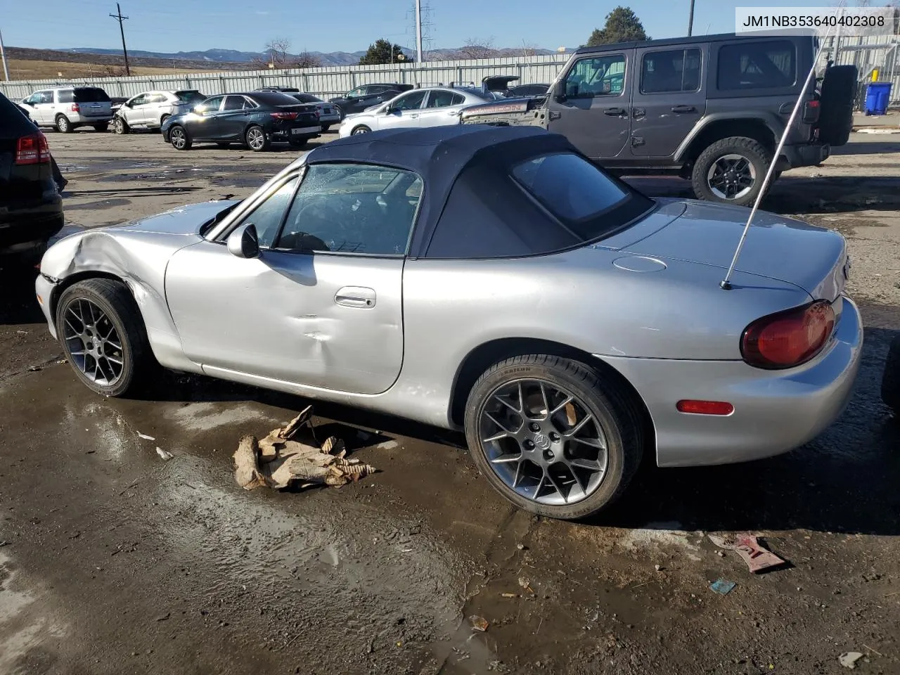 2004 Mazda Mx-5 Miata Base VIN: JM1NB353640402308 Lot: 84568244