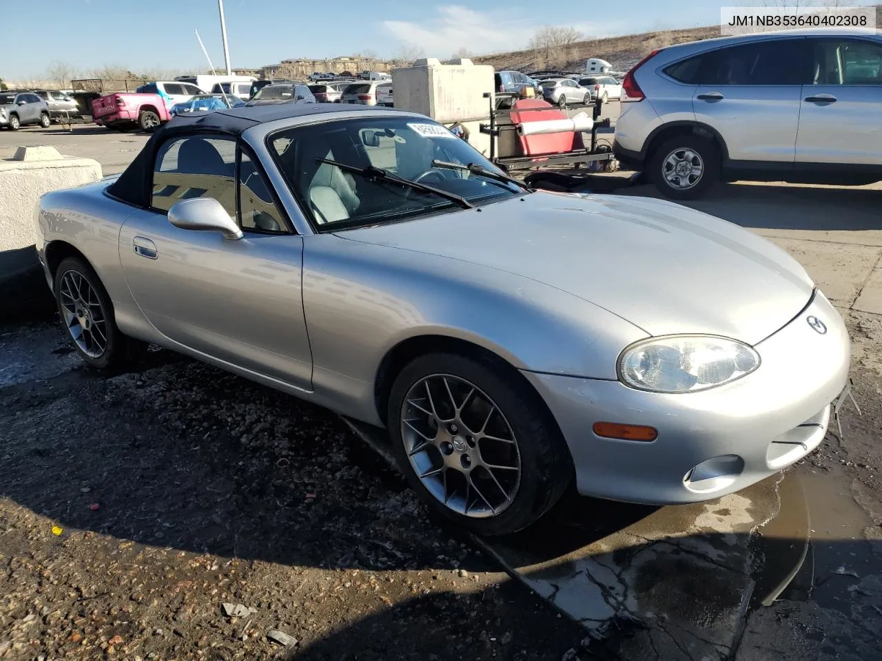 2004 Mazda Mx-5 Miata Base VIN: JM1NB353640402308 Lot: 84568244
