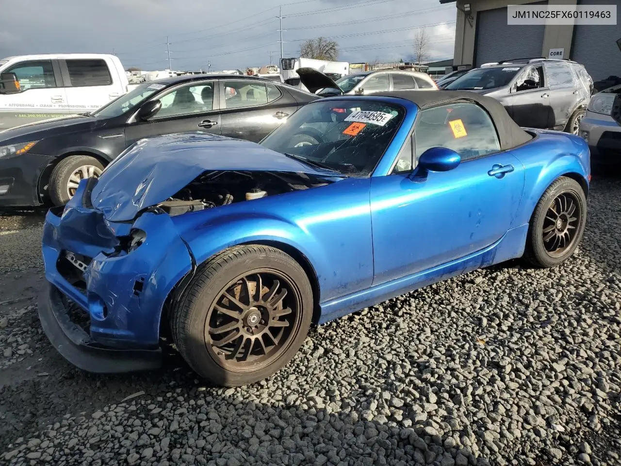 2006 Mazda Mx-5 Miata VIN: JM1NC25FX60119463 Lot: 47094695