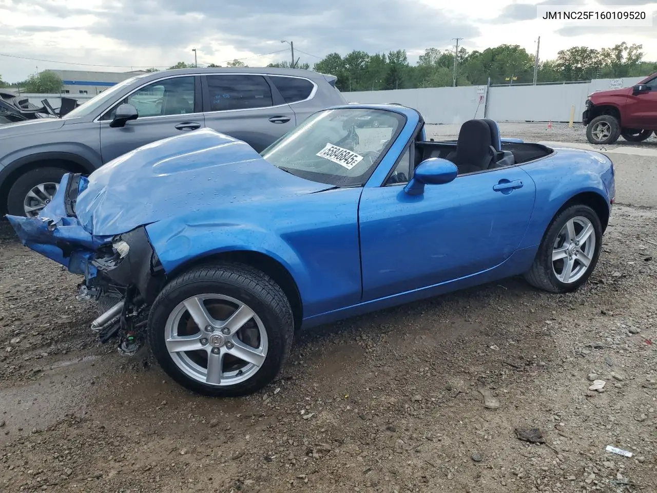 2006 Mazda Mx-5 Miata VIN: JM1NC25F160109520 Lot: 55846845