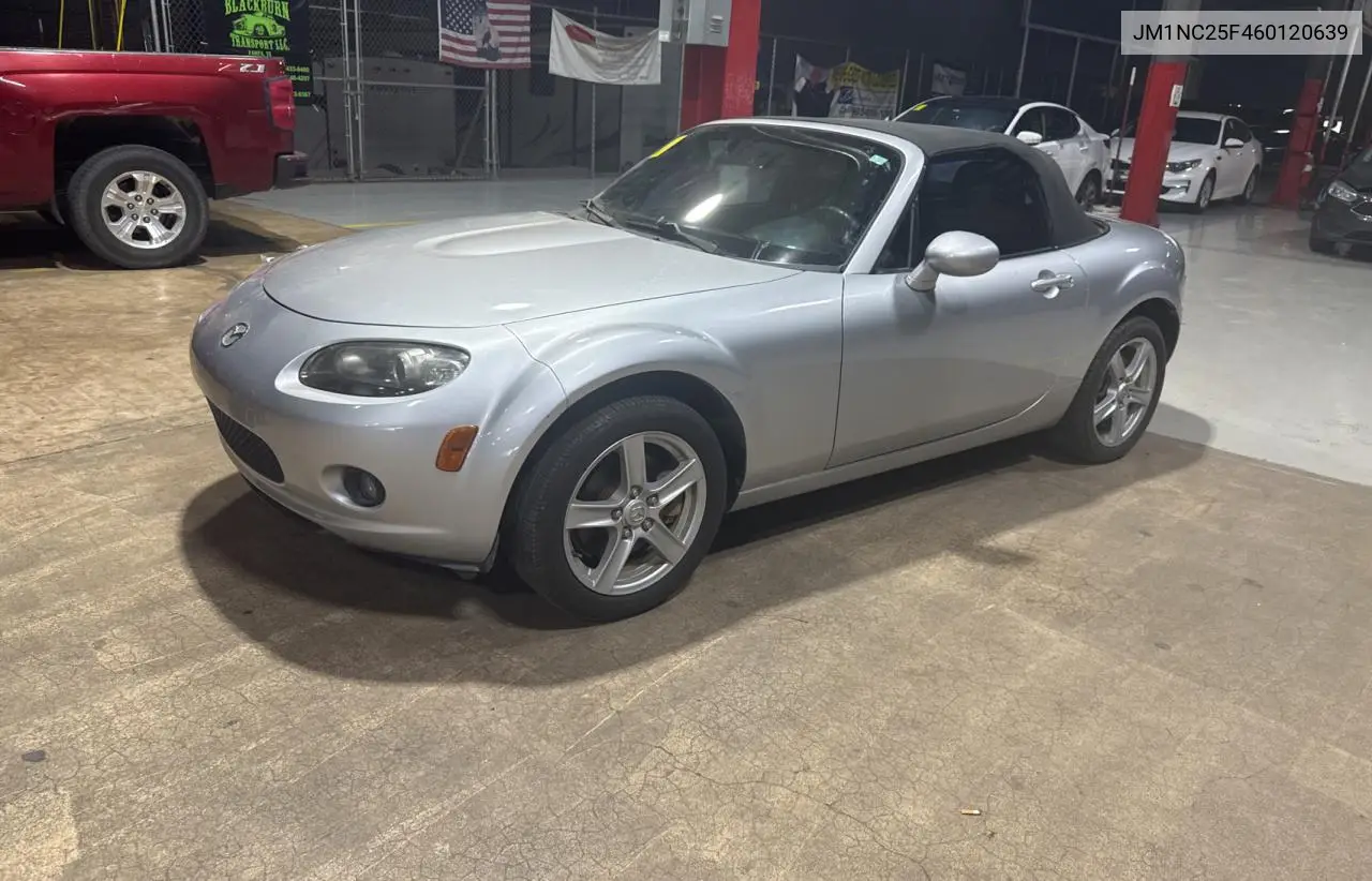 2006 Mazda Mx-5 Miata VIN: JM1NC25F460120639 Lot: 56597925