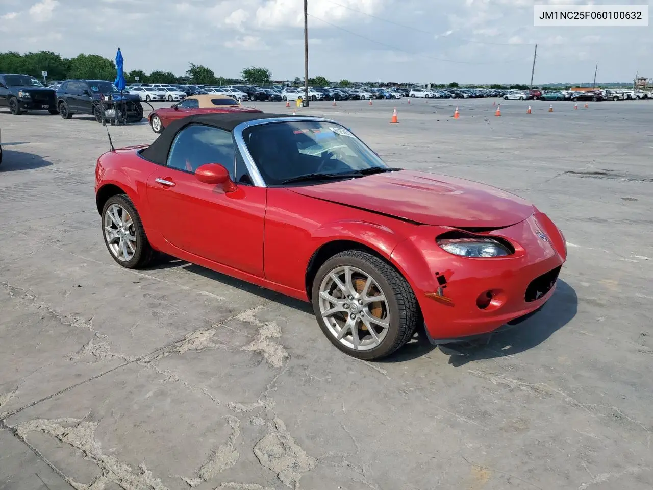 2006 Mazda Mx-5 Miata VIN: JM1NC25F060100632 Lot: 59758675