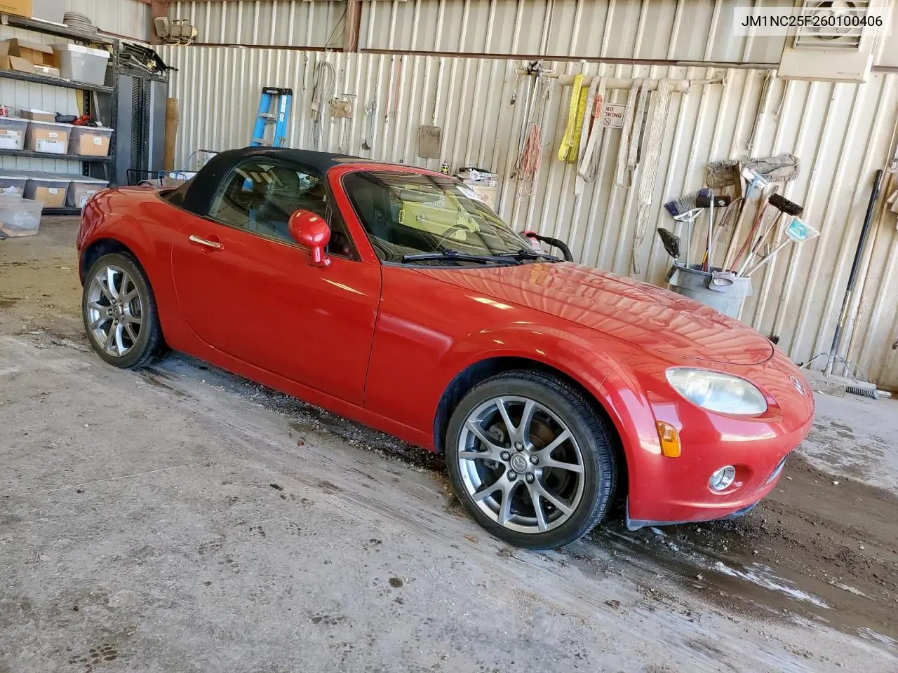 2006 Mazda Mx-5 Miata VIN: JM1NC25F260100406 Lot: 60339225