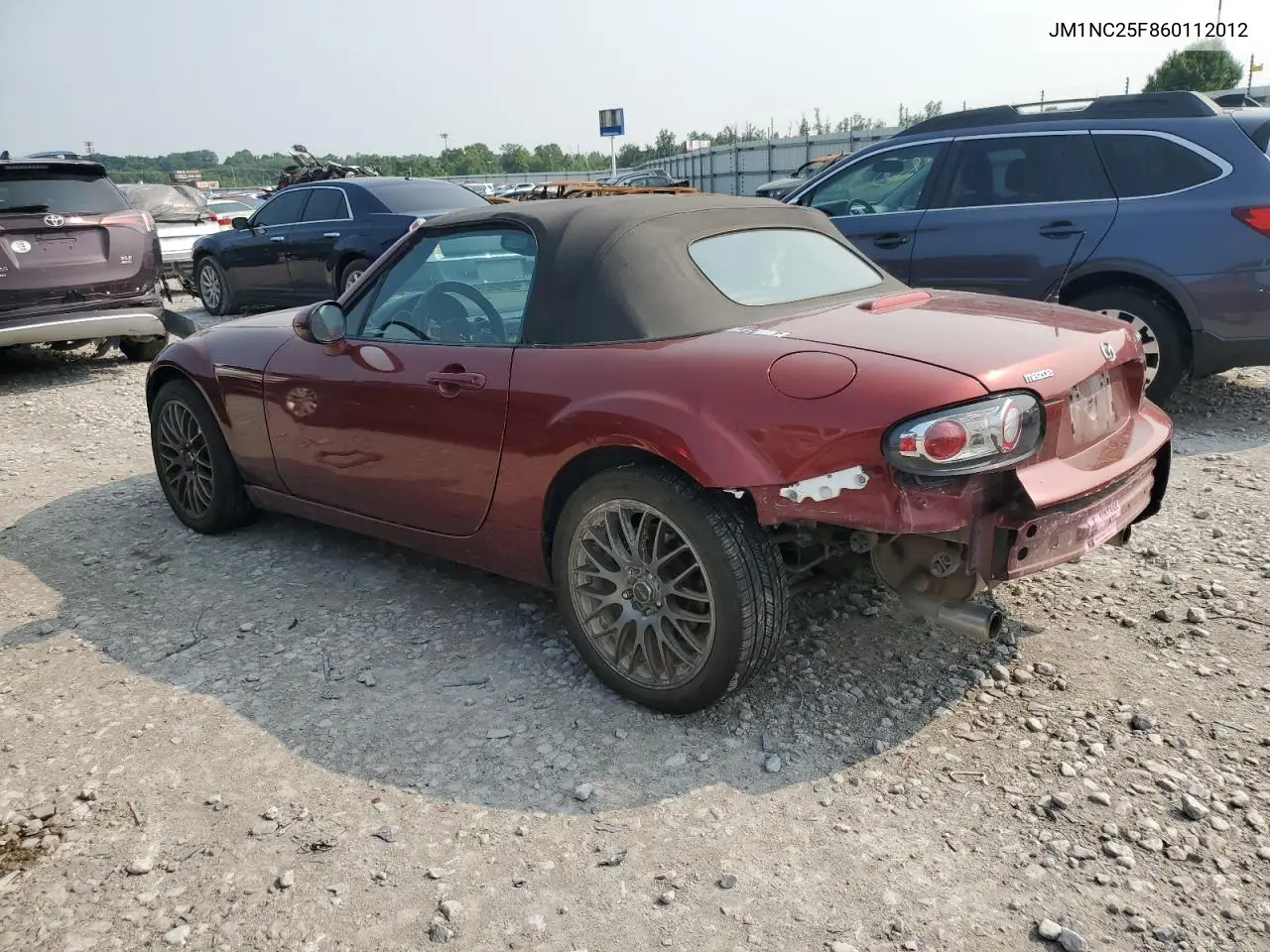 2006 Mazda Mx-5 Miata VIN: JM1NC25F860112012 Lot: 60559105