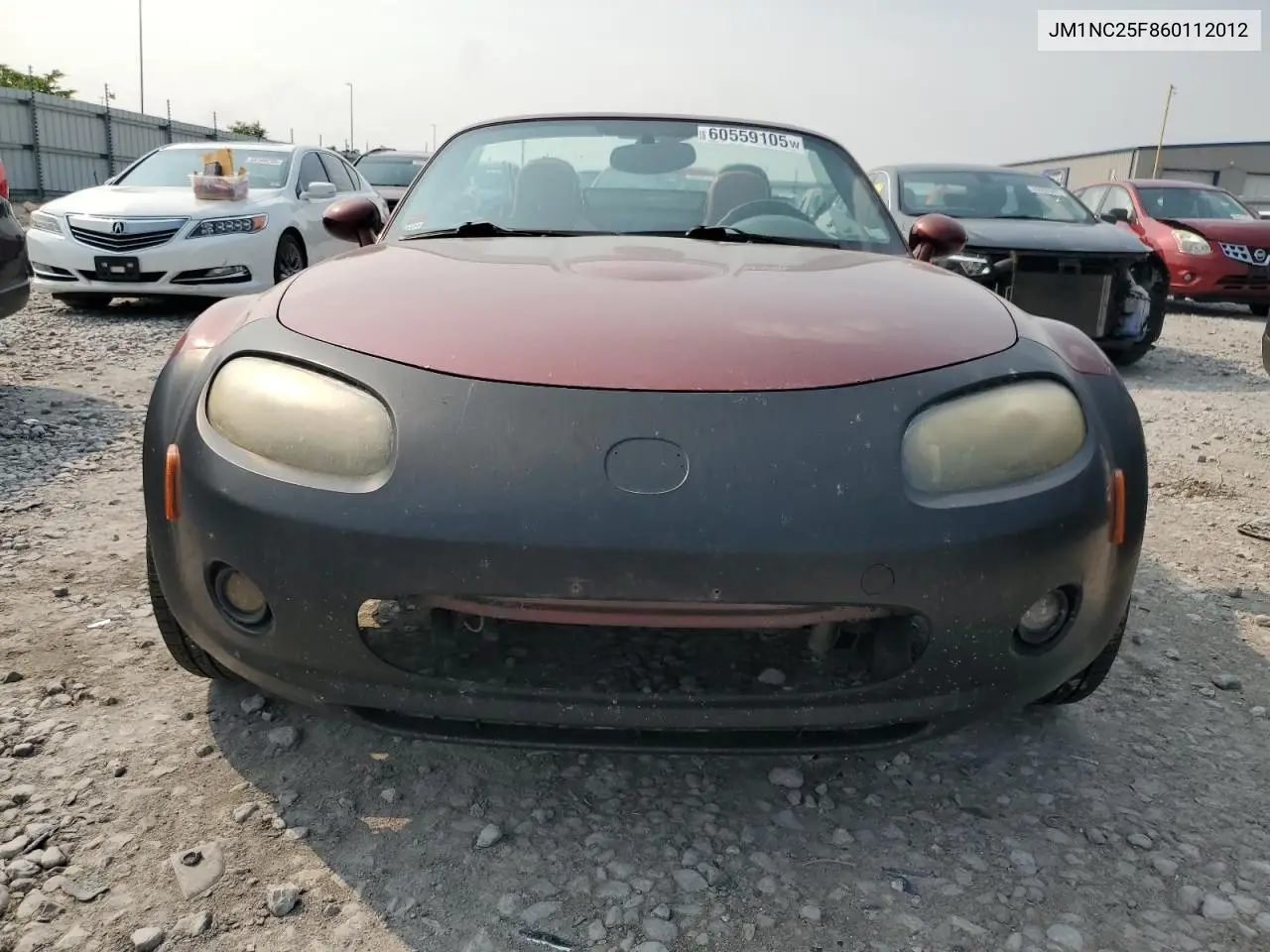 2006 Mazda Mx-5 Miata VIN: JM1NC25F860112012 Lot: 60559105
