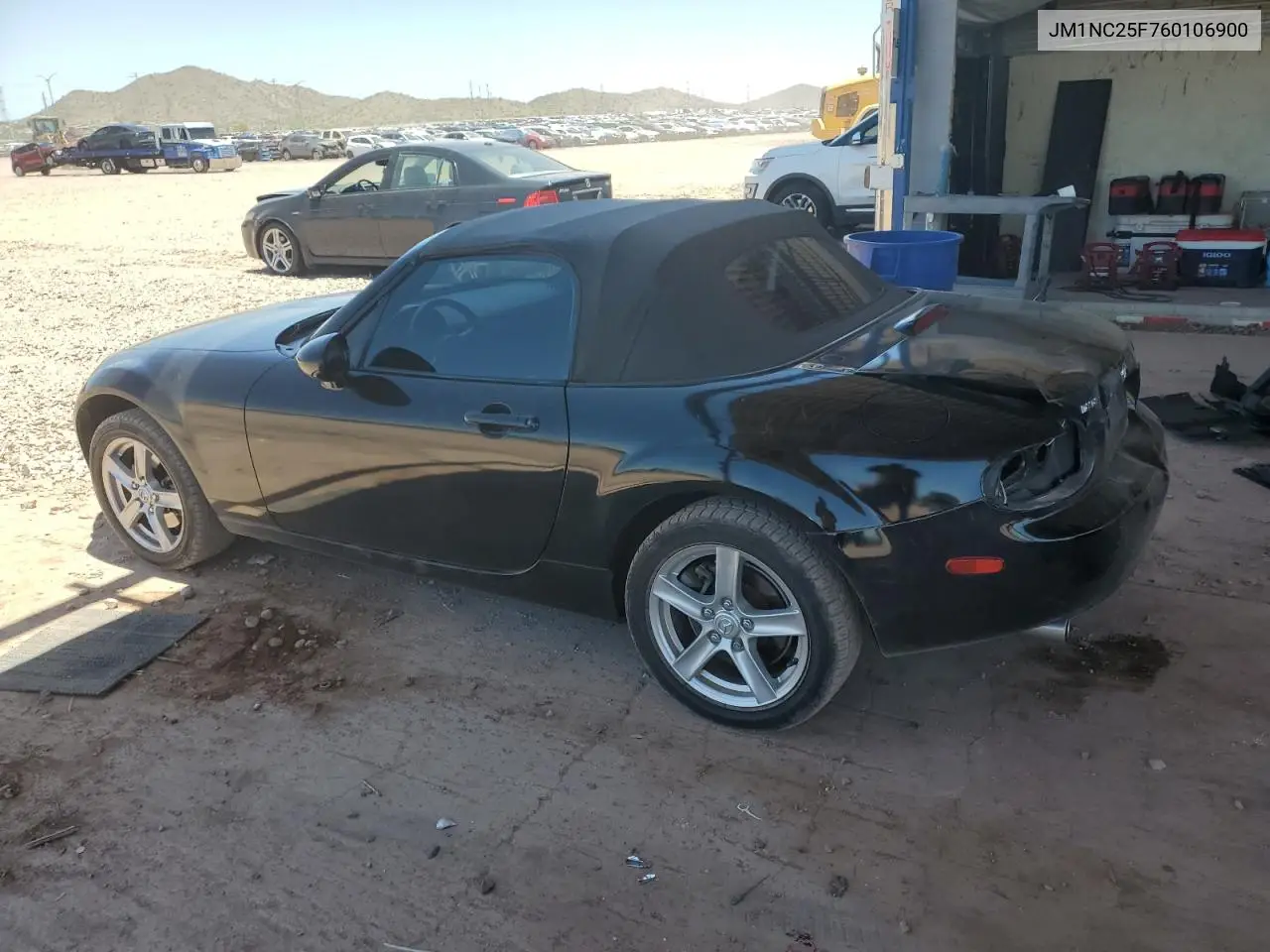 2006 Mazda Mx-5 Miata VIN: JM1NC25F760106900 Lot: 62765505