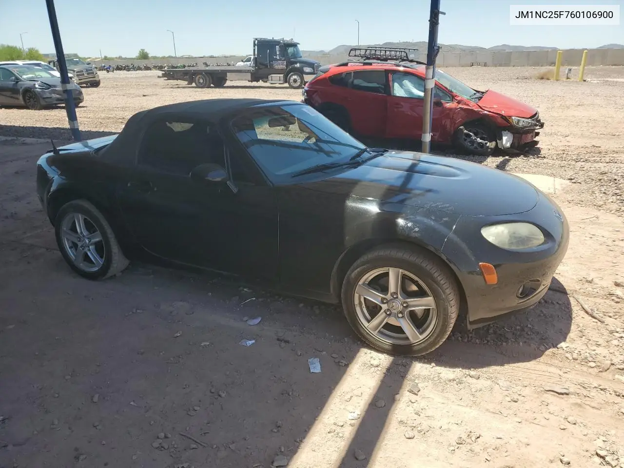 2006 Mazda Mx-5 Miata VIN: JM1NC25F760106900 Lot: 62765505