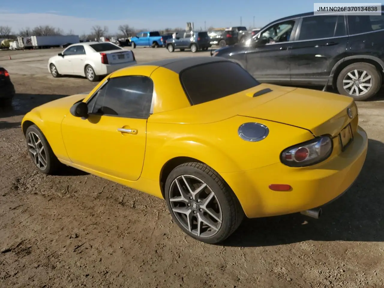 2007 Mazda Mx-5 Miata VIN: JM1NC26F370134838 Lot: 46265885
