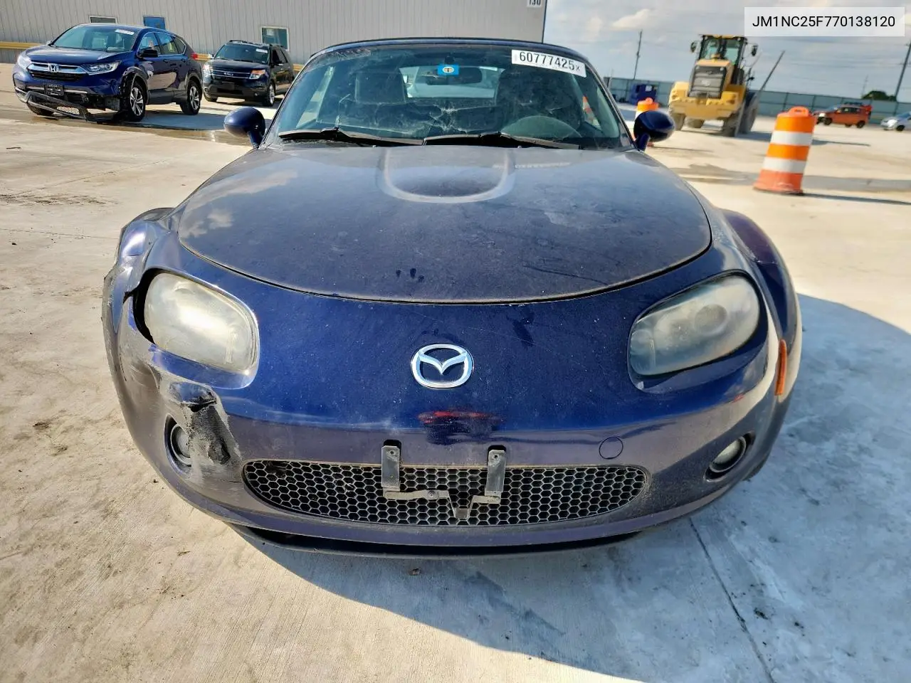 2007 Mazda Mx-5 Miata VIN: JM1NC25F770138120 Lot: 60777425