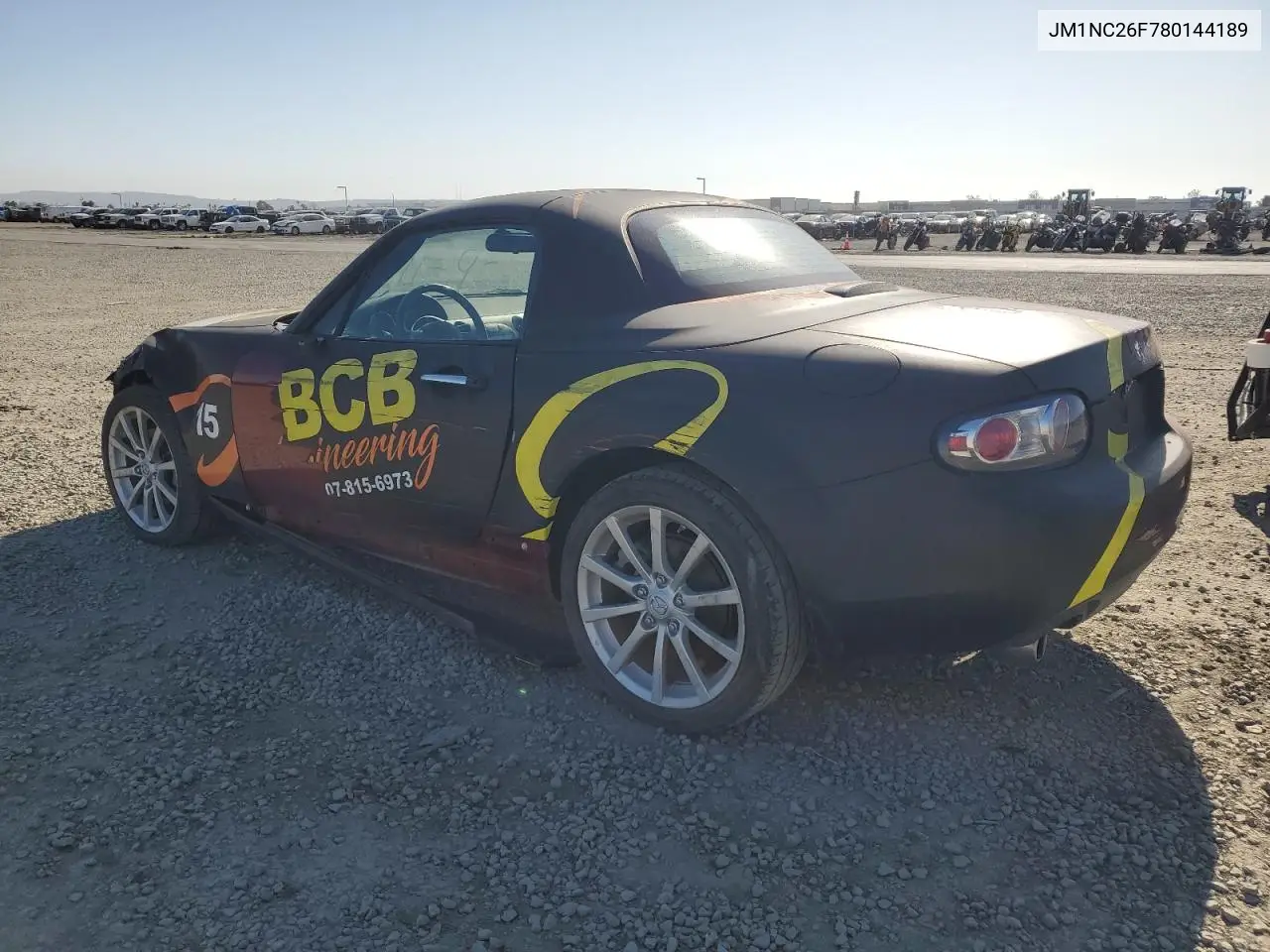 2008 Mazda Mx-5 Miata VIN: JM1NC26F780144189 Lot: 52204015