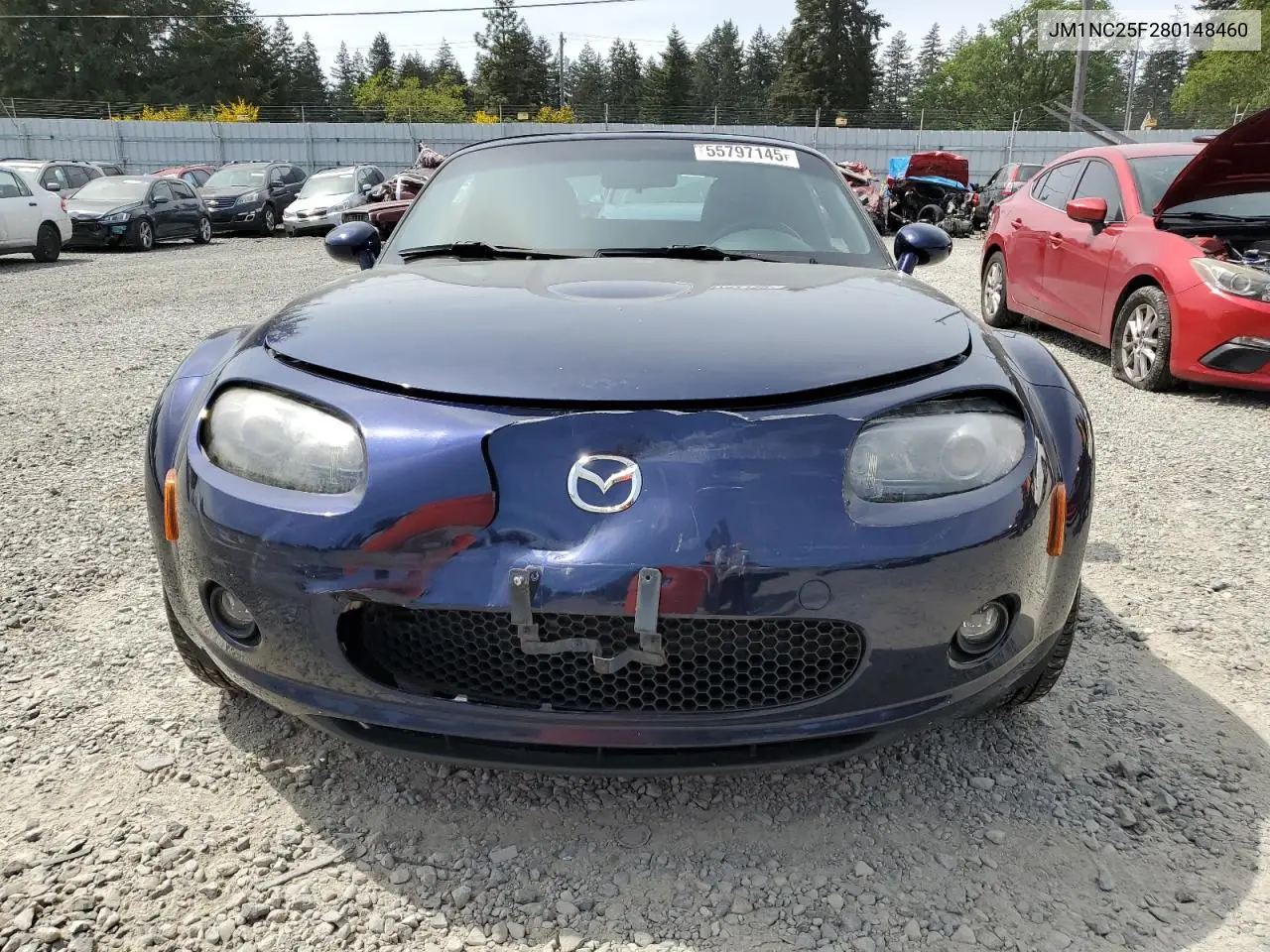 2008 Mazda Mx-5 Miata VIN: JM1NC25F280148460 Lot: 55797145