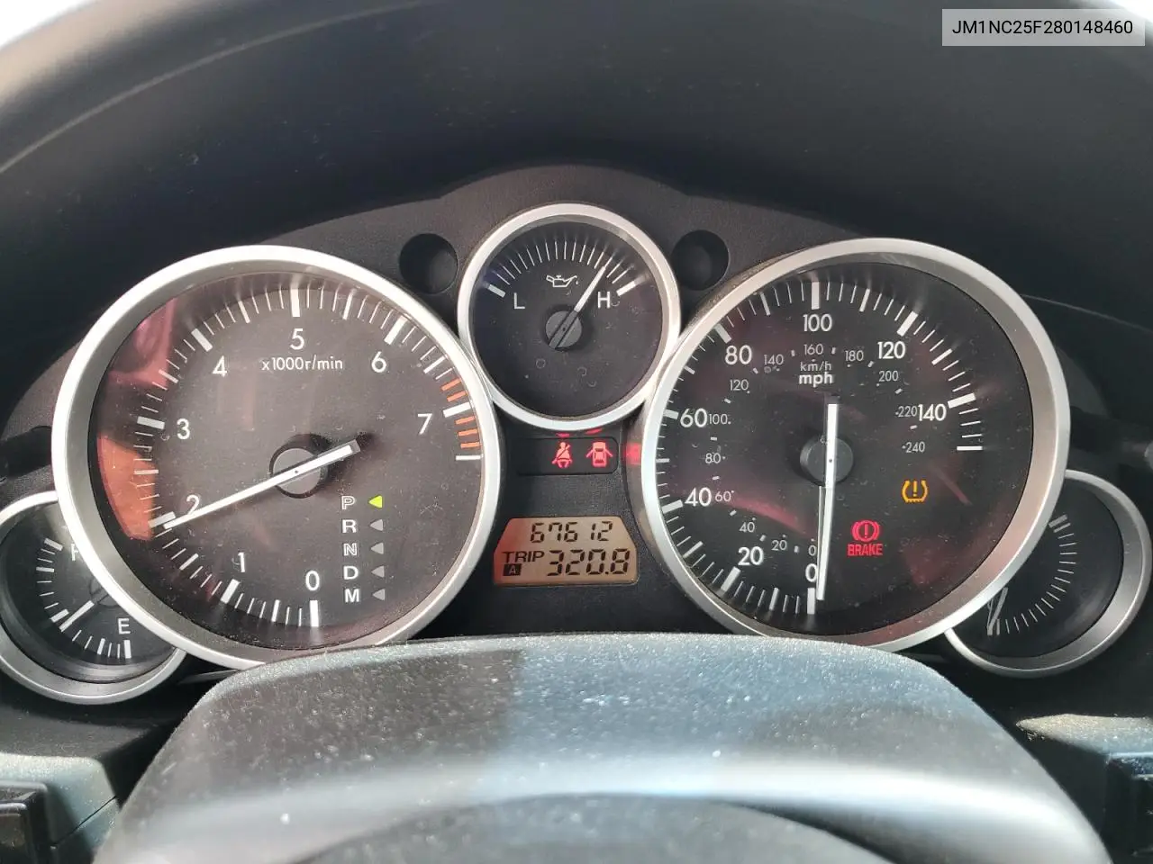 2008 Mazda Mx-5 Miata VIN: JM1NC25F280148460 Lot: 55797145