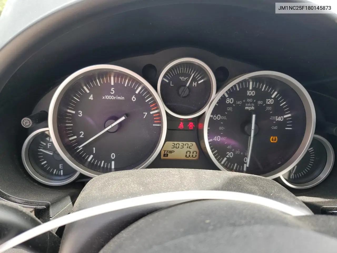 2008 Mazda Mx-5 Miata VIN: JM1NC25F180145873 Lot: 55798675