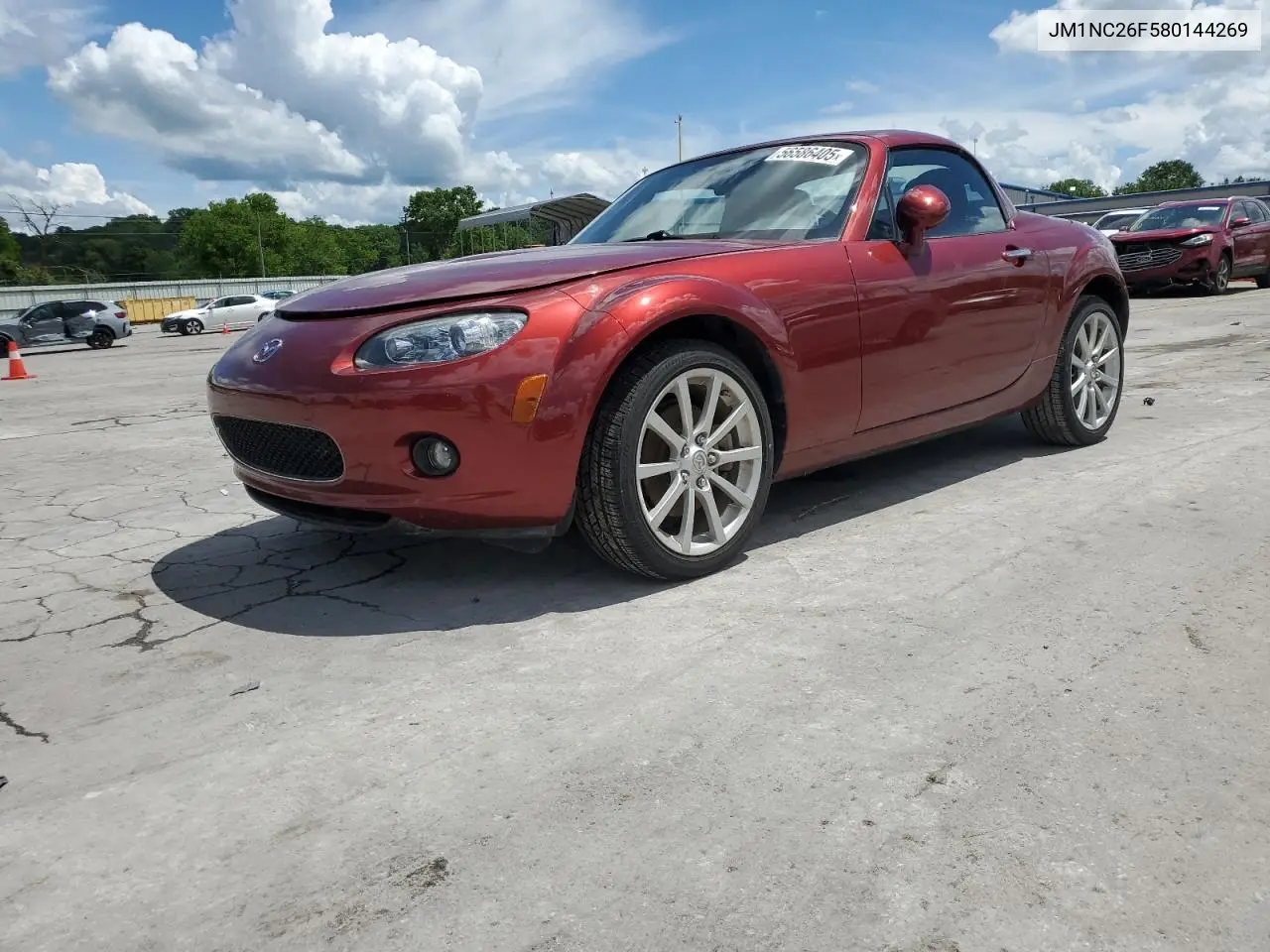 2008 Mazda Mx-5 Miata VIN: JM1NC26F580144269 Lot: 56586405