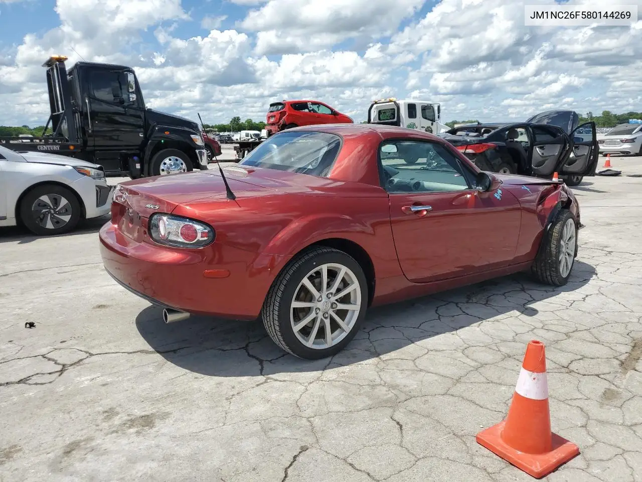 2008 Mazda Mx-5 Miata VIN: JM1NC26F580144269 Lot: 56586405