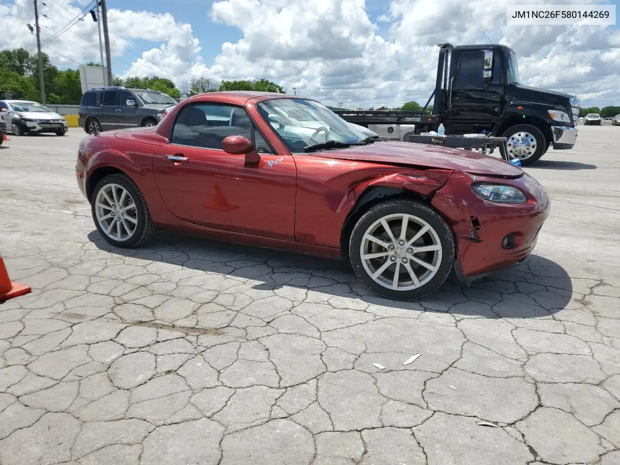 2008 Mazda Mx-5 Miata VIN: JM1NC26F580144269 Lot: 56586405