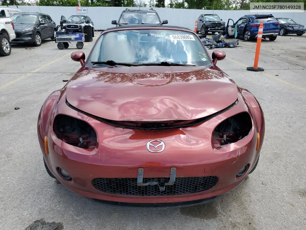 2008 Mazda Mx-5 Miata VIN: JM1NC25F780149328 Lot: 56839685
