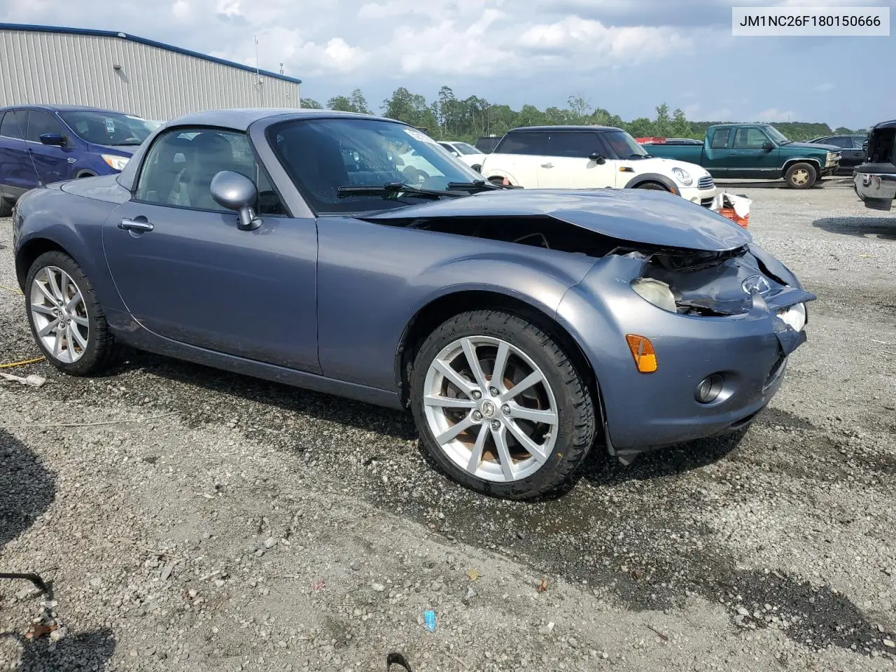 2008 Mazda Mx-5 Miata VIN: JM1NC26F180150666 Lot: 59139755