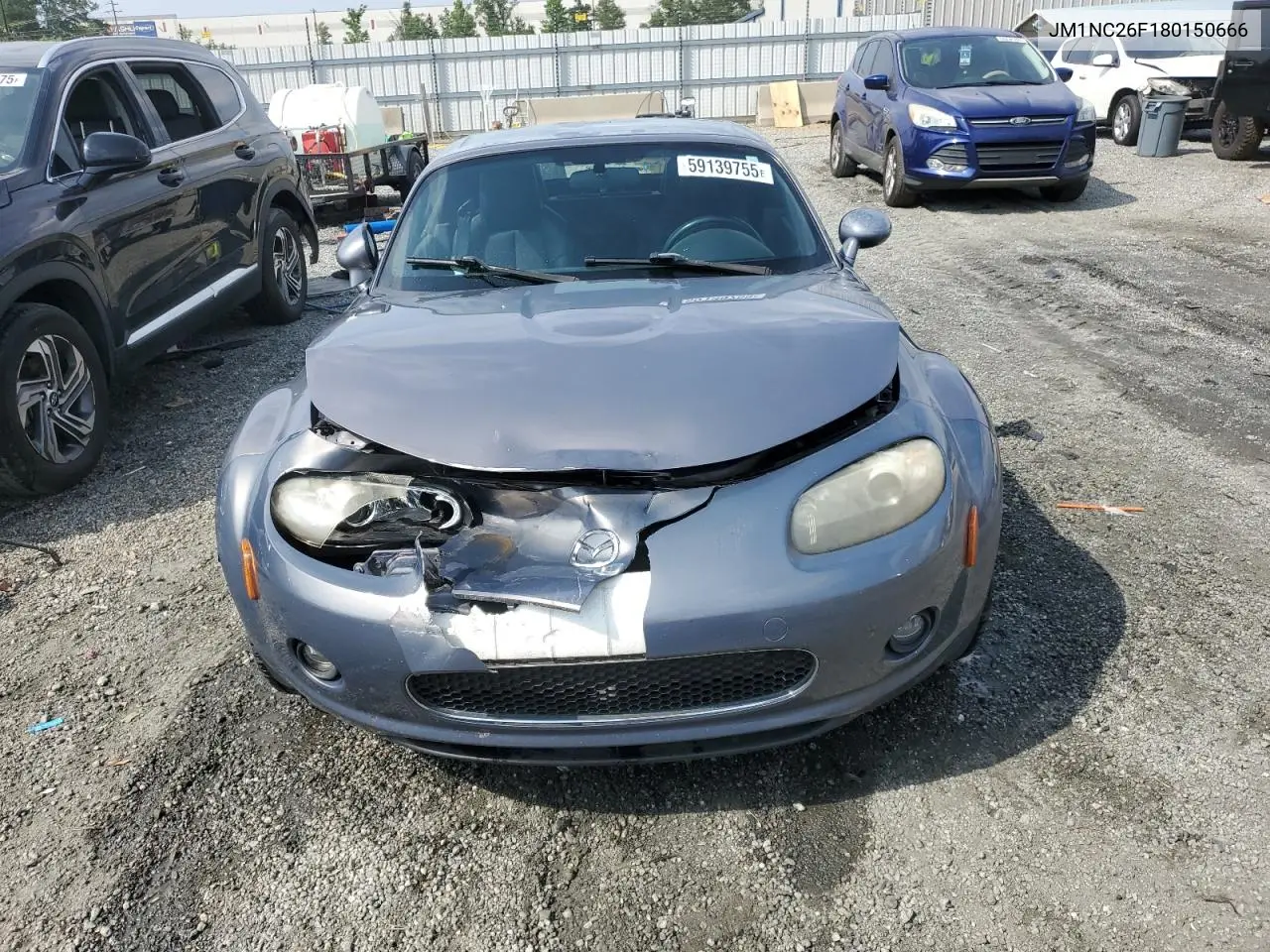 2008 Mazda Mx-5 Miata VIN: JM1NC26F180150666 Lot: 59139755
