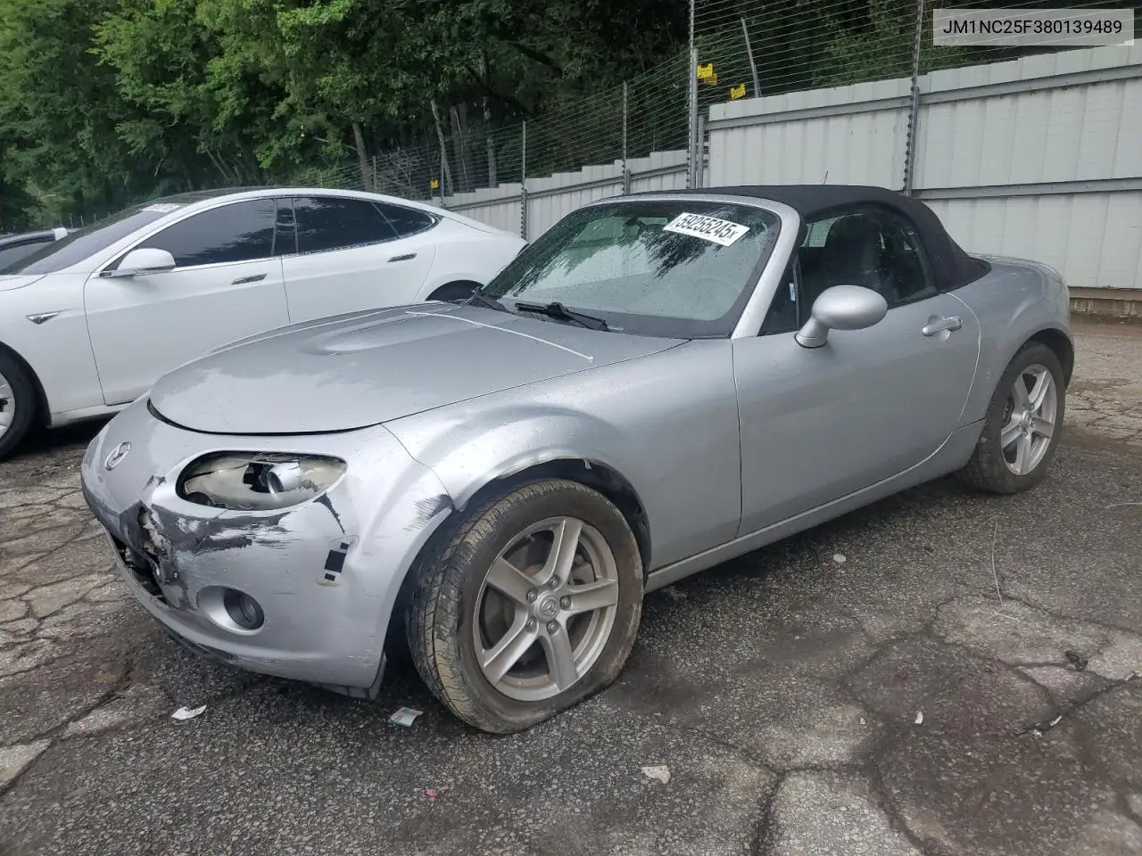 2008 Mazda Mx-5 Miata VIN: JM1NC25F380139489 Lot: 59255245