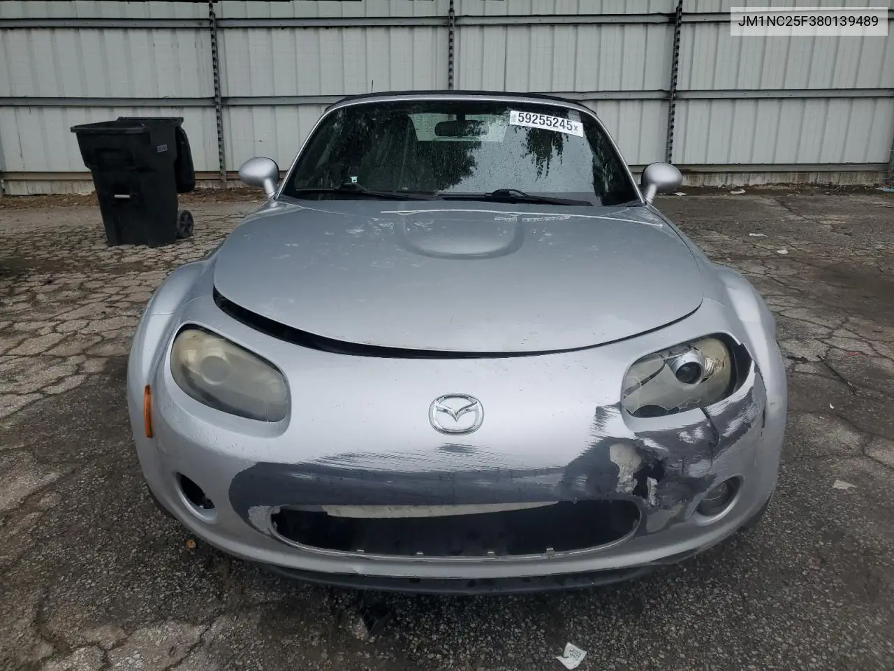 2008 Mazda Mx-5 Miata VIN: JM1NC25F380139489 Lot: 59255245