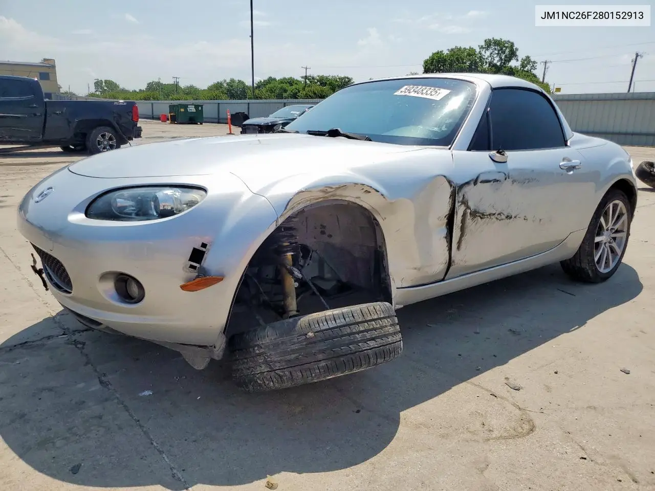 2008 Mazda Mx-5 Miata VIN: JM1NC26F280152913 Lot: 59348335