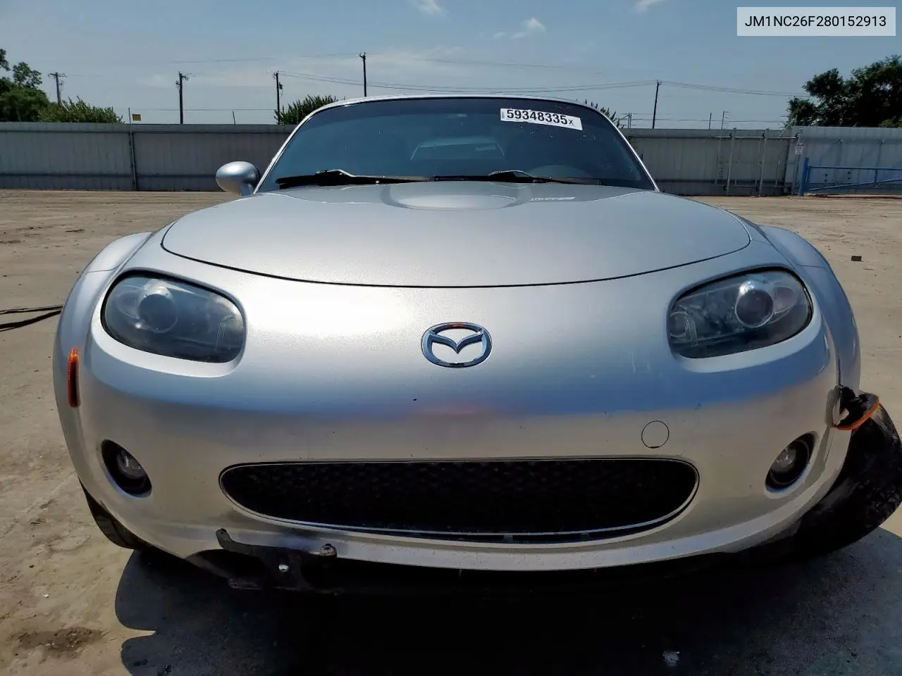 2008 Mazda Mx-5 Miata VIN: JM1NC26F280152913 Lot: 59348335
