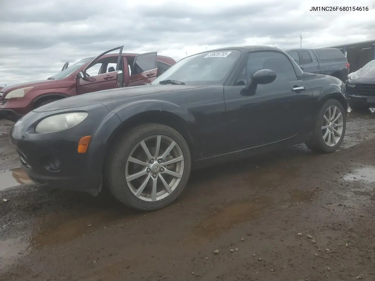 2008 Mazda Mx-5 Miata VIN: JM1NC26F680154616 Lot: 59626755