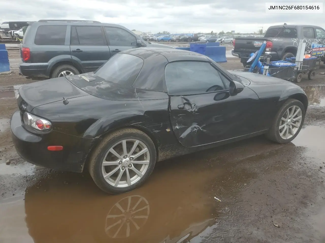 2008 Mazda Mx-5 Miata VIN: JM1NC26F680154616 Lot: 59626755